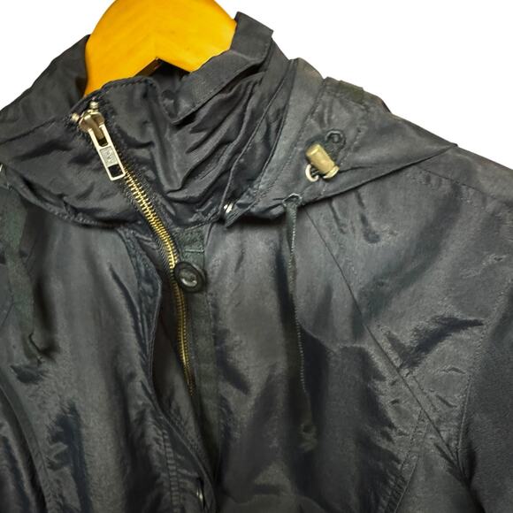 Lands'End Black Zip/Button Down Lightweight Jacket  Women’s Size Small (6-8) - Picture 3 of 10
